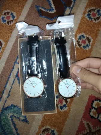 ست ساعت مچی عقربه ای زنانه و مردانه کد D-05