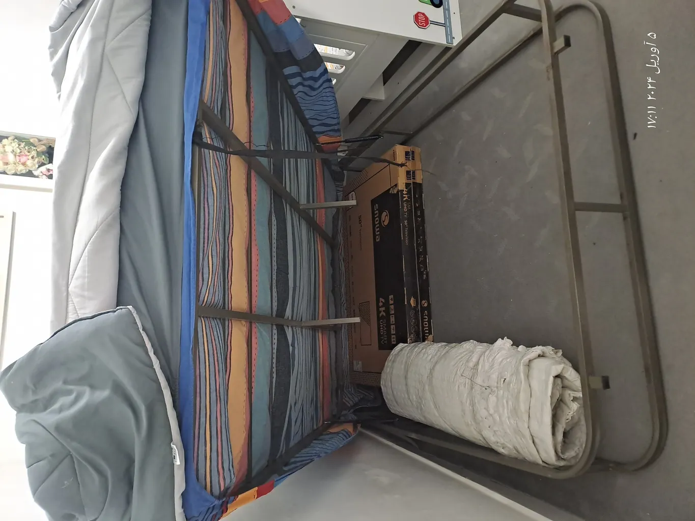 کفی تخت خواب دو نفره مدل جک 1200 نیوتون سایز 200×160 سانتی متر