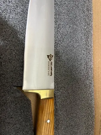 چاقو آشپزخانه الماس زنجان مدل گوشت و مرغ کد 02