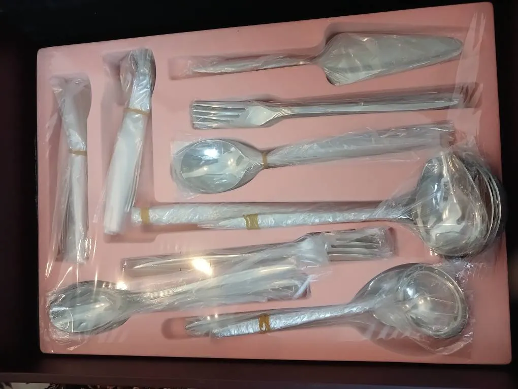 سرویس قاشق و چنگال 149 پارچه جی فی نی مدل G-02 لاکچری