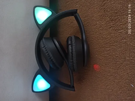 هدفون بلوتوثی مدل  گربه ای p47m