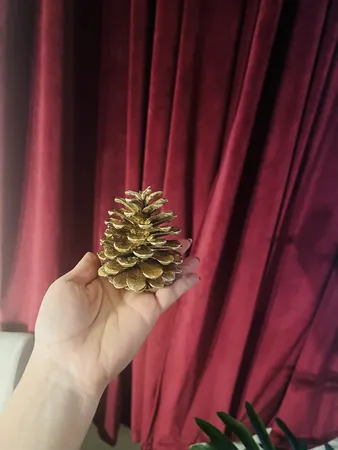 میوه تزیینی مدل کاج مجموعه 2 عددی