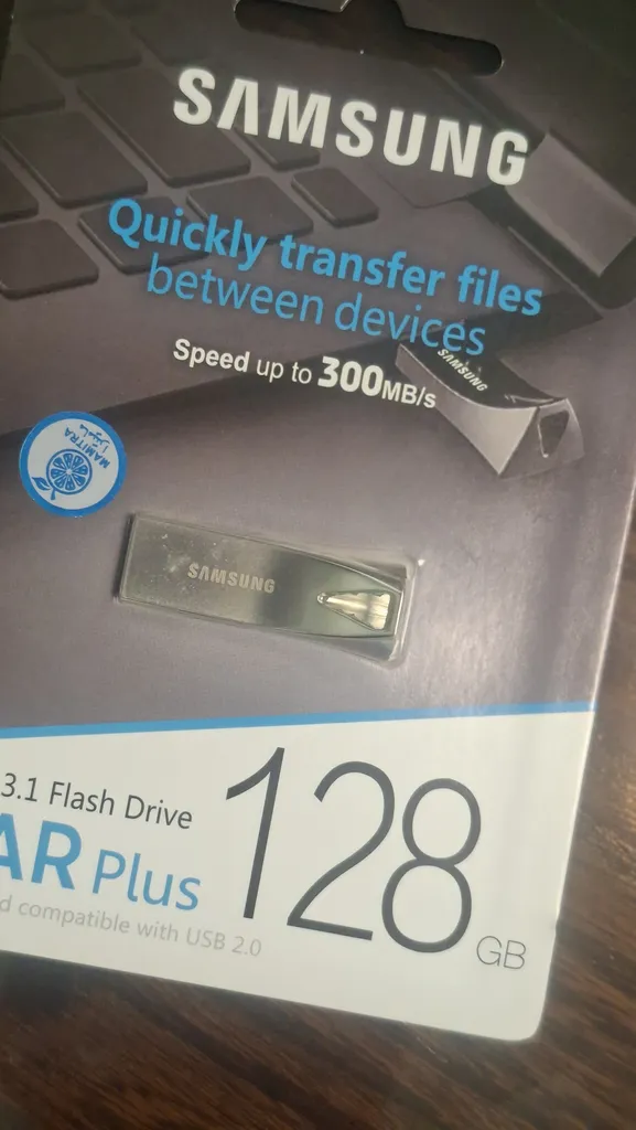 فلش مموری سامسونگ مدل Bar Plus USB 3.1 ظرفیت 128 گیگابایت