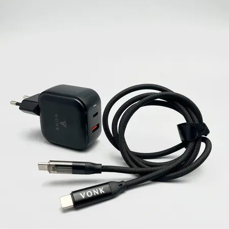 شارژر دیواری 45 وات وونک مدل CA-45 به همراه کابل USB-C