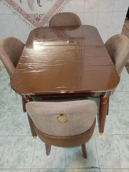 میز و صندلی ناهارخوری 4 نفره گالری چوب آشنایی مدل 867