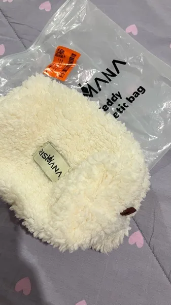 کیف لوازم آرایش زنانه مدل مکعبی طرح تدی