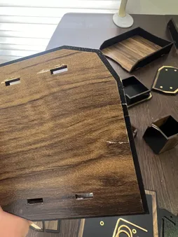 ست لوازم اداری رومیزی مدل آونگ دکو A707 مجموعه 10 عددی