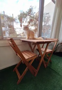 تجریه خرید میز و صندلی ناهاخوری 2 نفره مدل تاشو چوبی