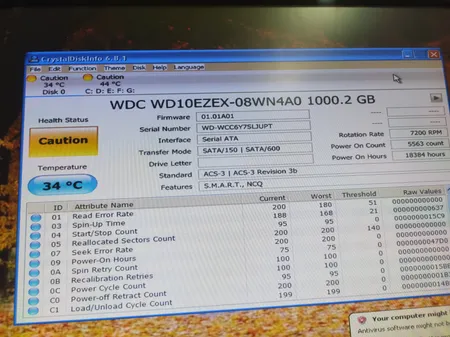 هارددیسک اینترنال وسترن دیجیتال مدل Blue WD10EZEX ظرفیت 1 ترابایت