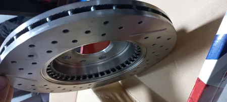 دیسک ترمز چرخ جلو کاردینال کد R200 مناسب رنو ال 90 بسته 2 عددی