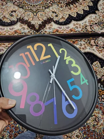 ساعت دیواری سال بردز طرح عدد رنگی