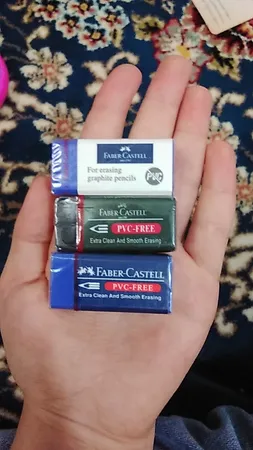 پاک کن فابر کاستل مدل PVC Free بسته 3 عددی