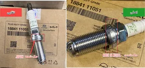 تجریه خرید شمع خودرو هیوندای جنیون پارتز مدل 1884111051 بسته 4 عددی