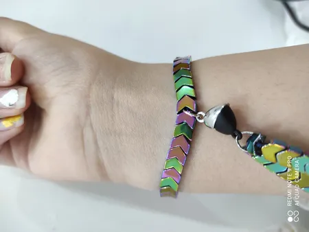 دستبند مدل مگنت لاو مجموعه 2 عددی