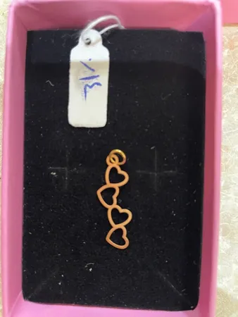 آویز گردنبند طلا 18 عیار الن مدل EL71