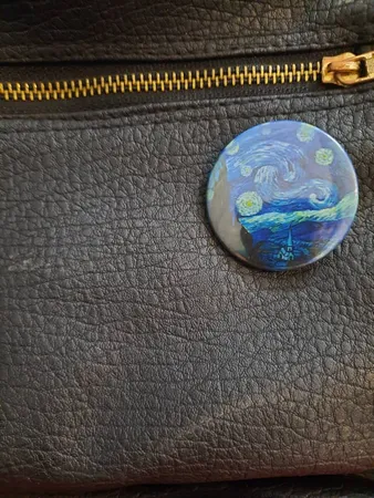 پیکسل طرح شب پر ستاره ونسان ونگوگ کد 10112