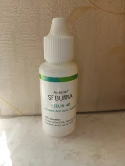 محلول ضد جوش آردن سبوما  مدل azelin حجم 30 میلی لیتر