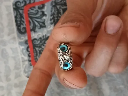 انگشتر مدل جغد چشم خاص کد 684152