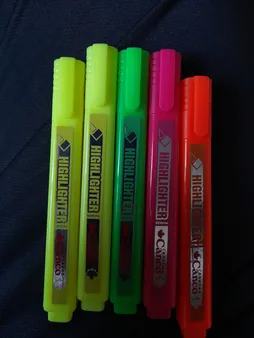 ماژیک علامت گذار کنکو کد HL05 بسته 5 عددی