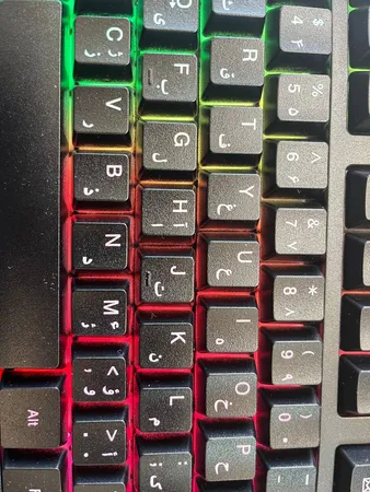 کیبورد گیمینگ هیسکا مدل HX-KEG400 RGB، سوییچ ممبران، Full-Size نورپردازی RGB