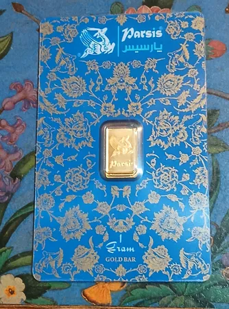 شمش طلا 24 عیار پارسیس مدل a-pr-1