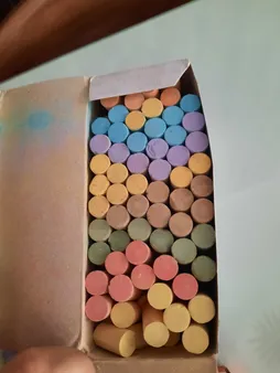 گچ رنگی مارلو  مدل 22 بسته 64 عددی