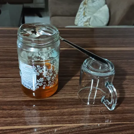 قاشق عسل خوری مدل دونا بسته 2 عددی