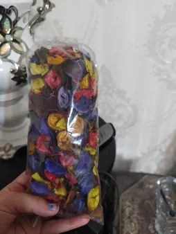گل خشک بسته بندی مدل رنگارنگ