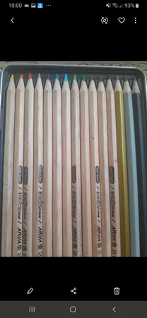 مداد رنگی 12 + 3 رنگ آریا مدل 3021