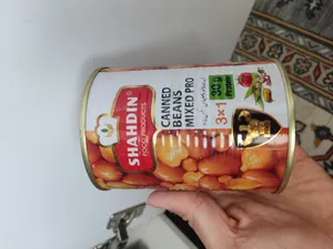 تجریه خرید کنسرو لوبیا میکس پرو شهدین - 370 گرم بسته 6 عددی