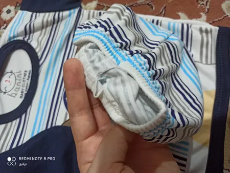 ست تیشرت و شلوار نوزادی کد SHTB001