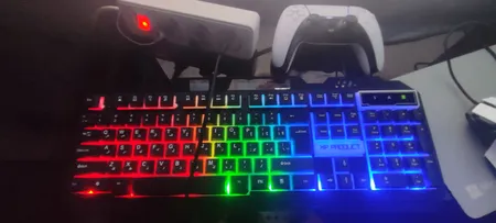 کیبورد گیمینگ ایکس پی-پروداکت مدل XP-10200K، سوییچ هیبریدی، Full-size، نورپردازی RGB