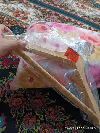 چوب لباسی طرح چوب بسته 6 عددی