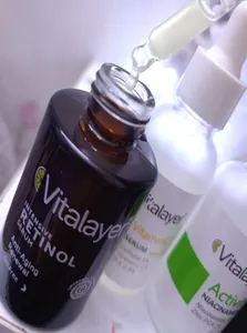 تجریه خرید سرم ویتالیر مدل سرم رتینول حجم سازگار با نوع پوست میلی لیتر