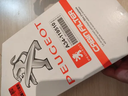 فیلتر کابین خودرو مدل LF206 پلاس مناسب برای پژو 206