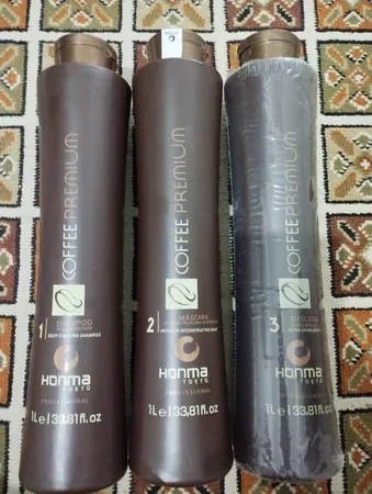 کراتین مو هونما مدل قهوه تلخ حجم 1000 میلی لیتر مجموعه 3 عددی