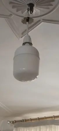 لامپ 80 وات ای اف کی مدل استوانه ای پایه E27