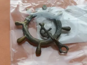 تجریه خرید آویز گردنبند طرح سکان کد 128