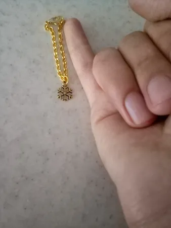 آویز ساعت زنانه طرح دانه برف