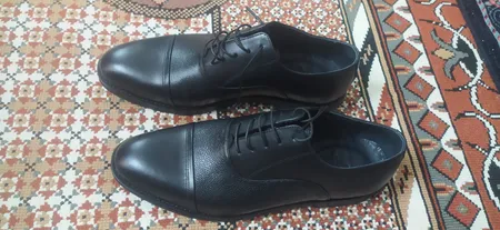 کفش مردانه چرم عطارد مدل چرم طبیعی کد SH47