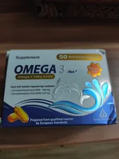تجریه خرید کپسول امگا 3 بدون جیوه زهراوی بسته 50 عددی