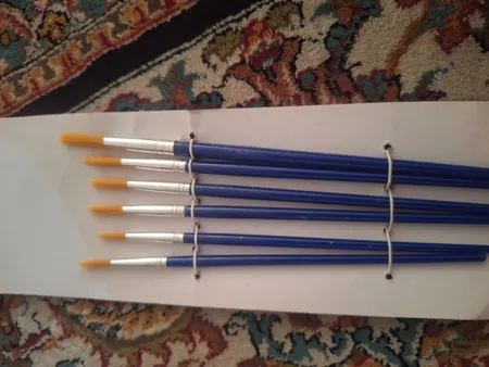 قلم مو گرد مدل Xin Bowen مجموعه 6 عددی