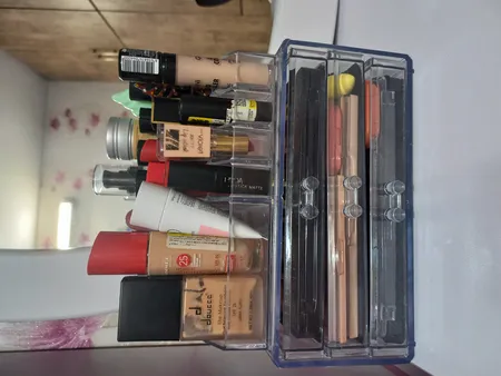 استند لوازم آرایشی نیلوشاپ مدل سه کشو کد 3Drawers