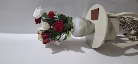 گلدان دکوری مدل طوقه فلزی کد 10