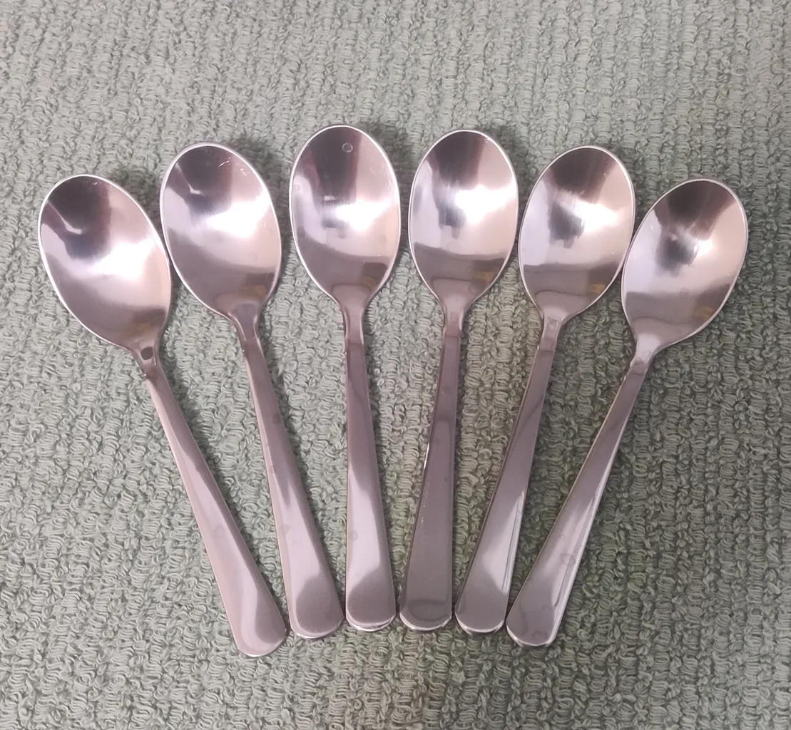 قاشق چایخوری ایکیا مدل DRAGON بسته 6 عددی