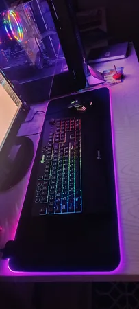 ماوس پد مخصوص بازی مدل RGB 80x30