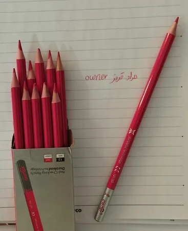 مداد قرمز اونر مدل Tri بسته 12 عددی