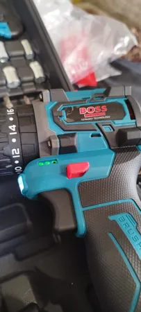 دریل چکشی شارژی صنعتی براشلس باس مدل  مجموعه 27 عددی