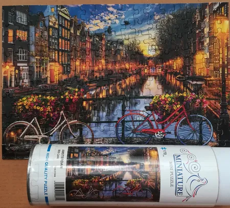 پازل 170 تکه مینیاتور مدل دوچرخه کد 01588