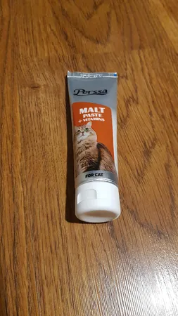 خمیر مالت گربه پرسا مدل Vitaminand hairball وزن 100 گرم